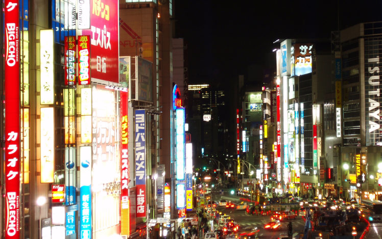 japan, Signs, Neon, Lights HD Wallpaper Desktop Background