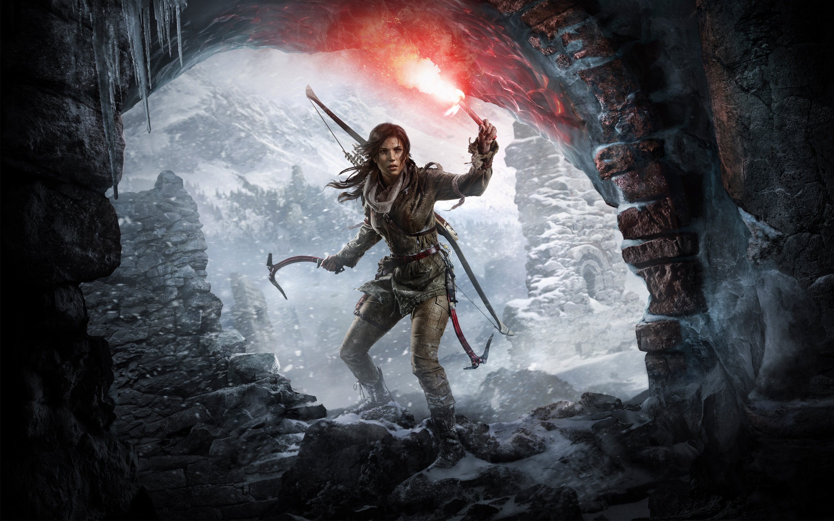 tomb, Raider, 2015 Wallpaper