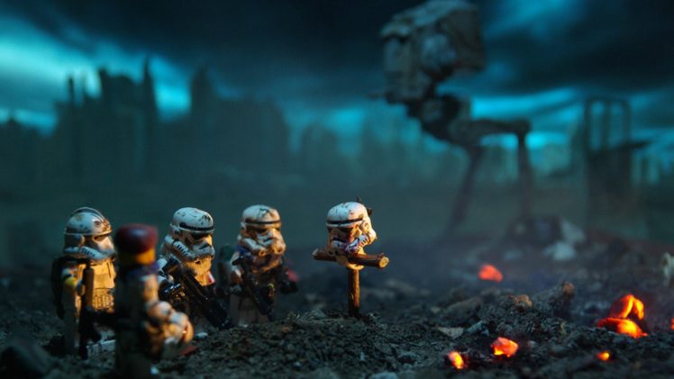 star, Wars, Lego, Death, Stormtroopers, Fire HD Wallpaper Desktop Background