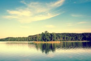 clouds, Landscapes, Nature, Trees, Forest, Lakes, Reflections
