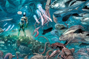 aquaman, Dc comics, Ocean, Fish, Underwater