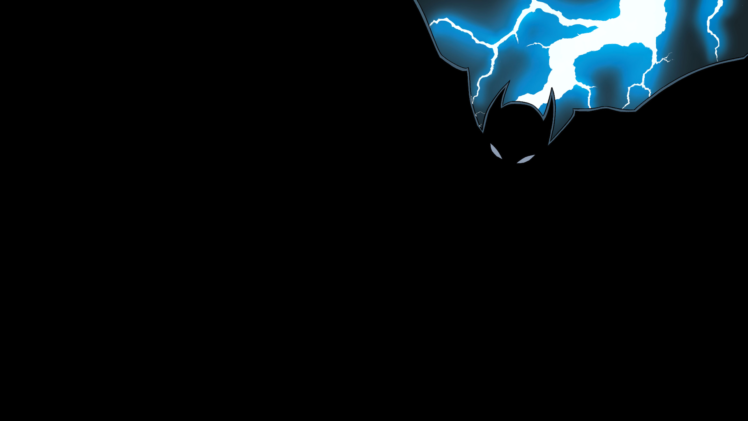 batman, Black, Lightning, Dc comics HD Wallpaper Desktop Background
