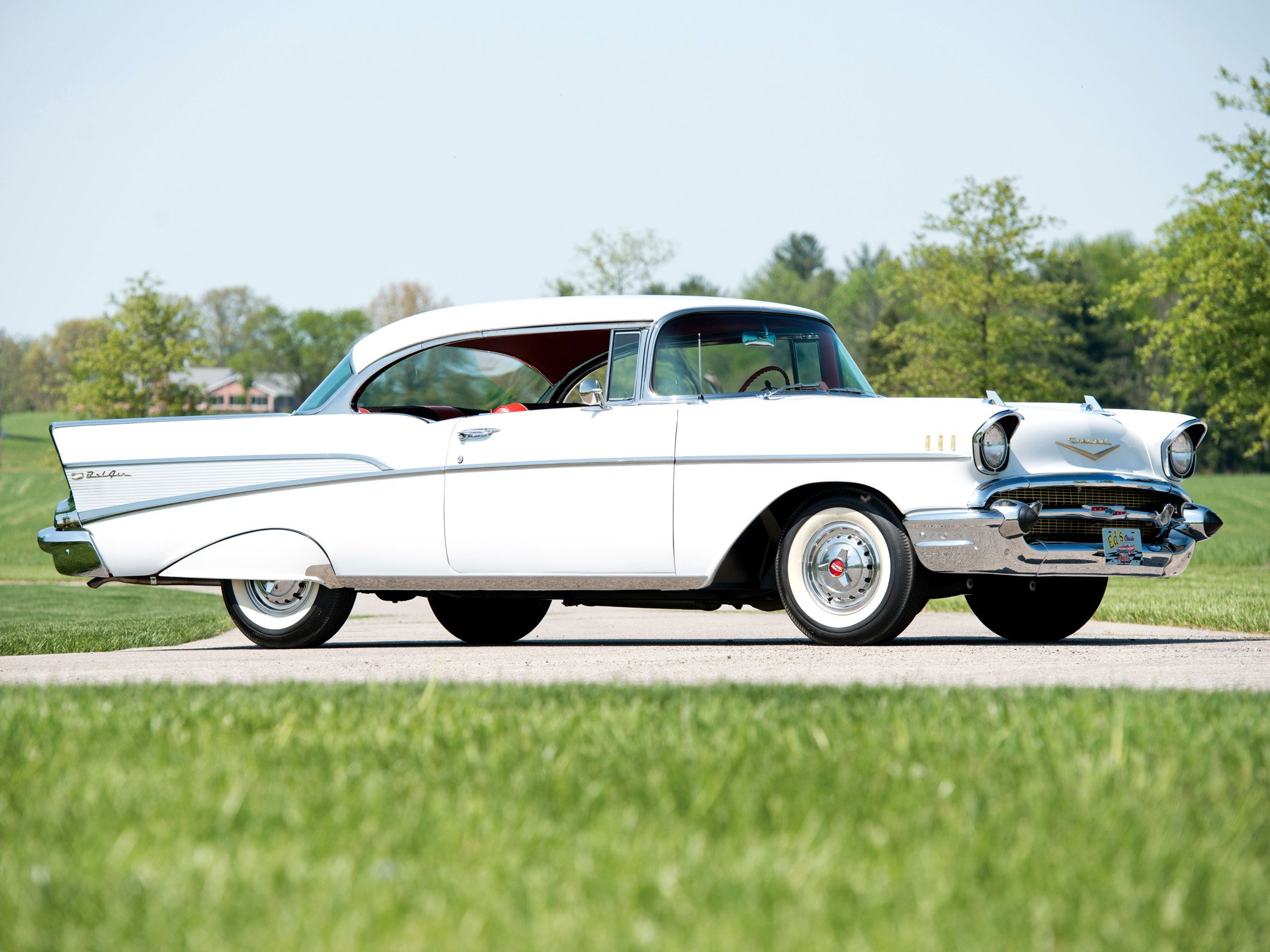 1957, Chevrolet, Bel, Air, Sport, Coupe, Cars, Classic Wallpaper