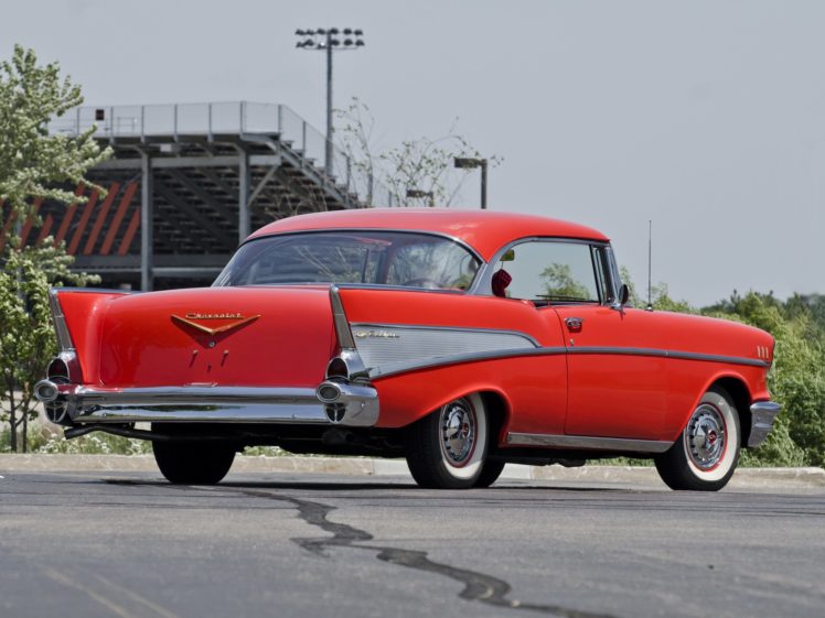 1957, Chevrolet, Bel, Air, Sport, Coupe, Cars, Classic HD Wallpaper Desktop Background