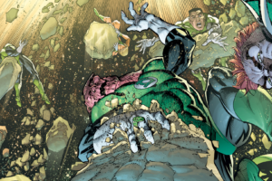 green, Lantern, Dc comics, Debris