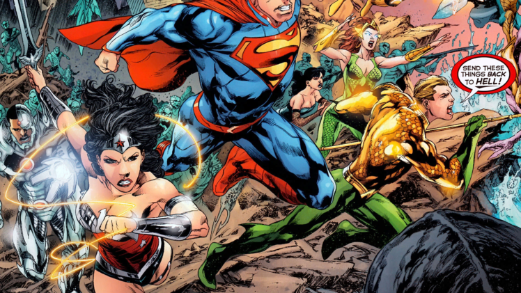 justice, League, Dc, Wonder, Woman, Superman, Aquaman HD Wallpaper Desktop Background