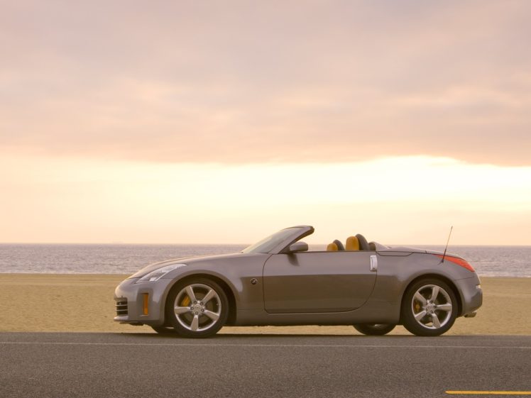 nissan, 350z, Roadster, Cars, 2007, Uk spec HD Wallpaper Desktop Background