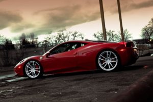 red, Ferrari, Cars