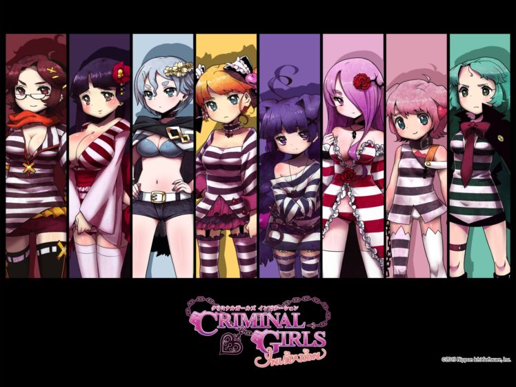 criminal, Girls, Anime, Manga, Rpg, Sexy, Babe, 1cgirls, Action, Fighting, Fantasy, Adventure, Poster HD Wallpaper Desktop Background