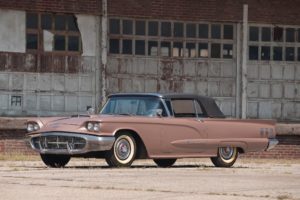 1960, Ford, Thunderbird, Convertible, Classic, Cars