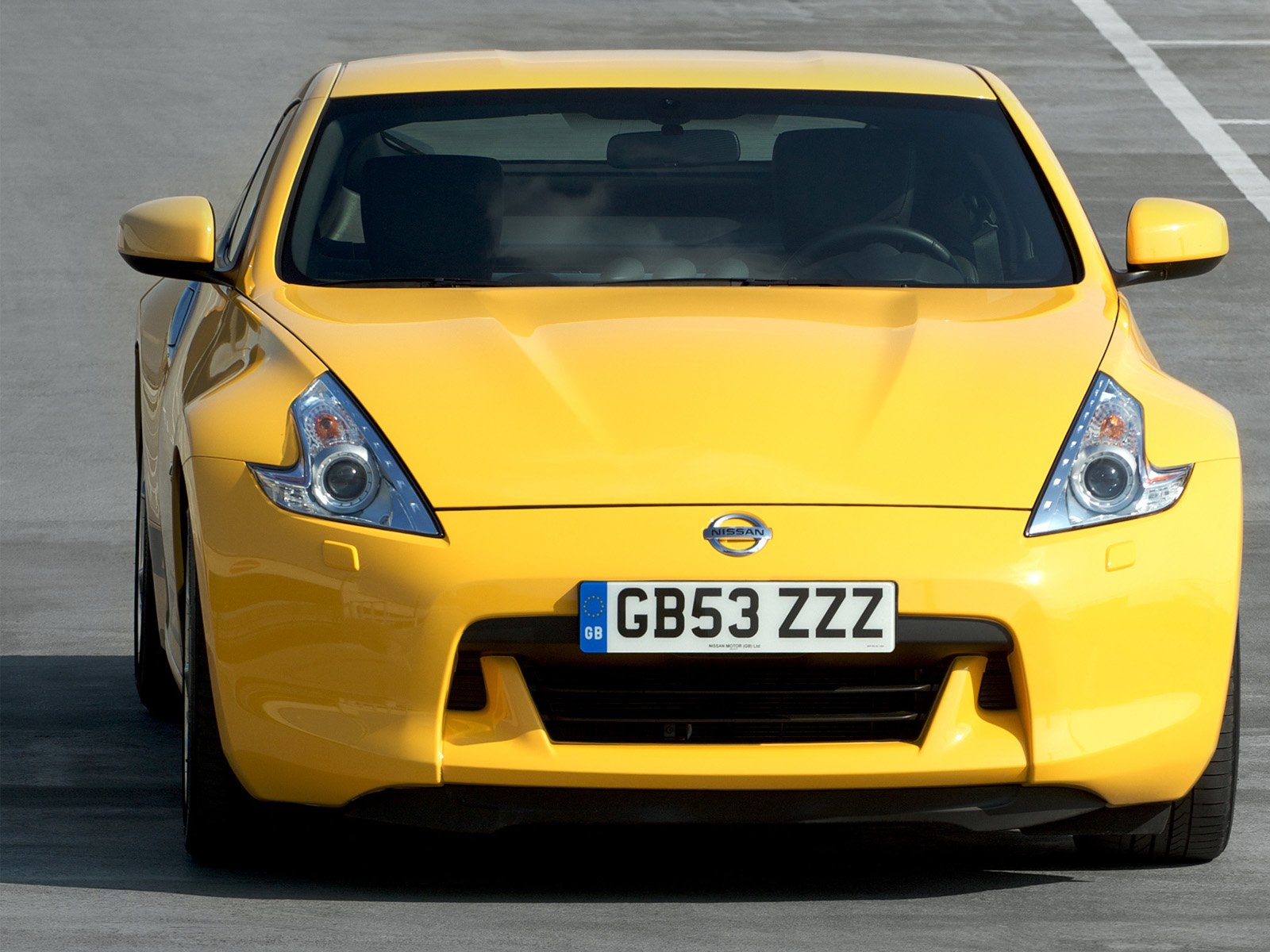 nissan, 370z, Yellow, Cars, Coupe, 2009 Wallpaper