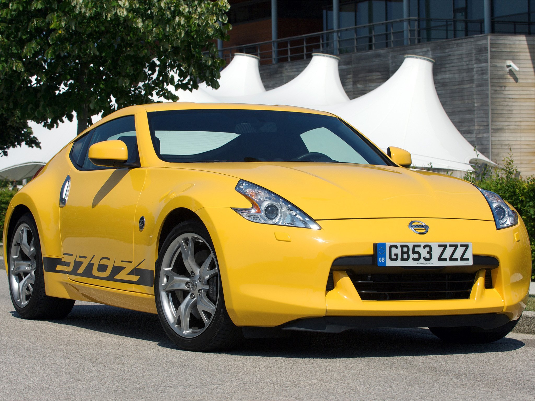 nissan, 370z, Yellow, Cars, Coupe, 2009 Wallpaper