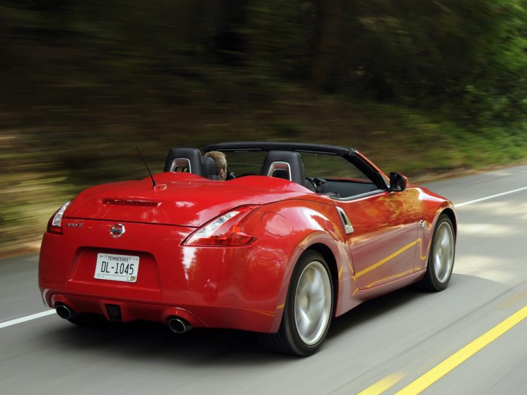 nissan, 370z, Roadster, Us spec, Cars, 2009 HD Wallpaper Desktop Background