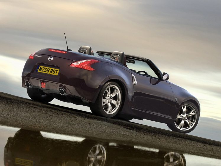 nissan, 370z, Roadster, Uk spec, Cars, 2009 HD Wallpaper Desktop Background