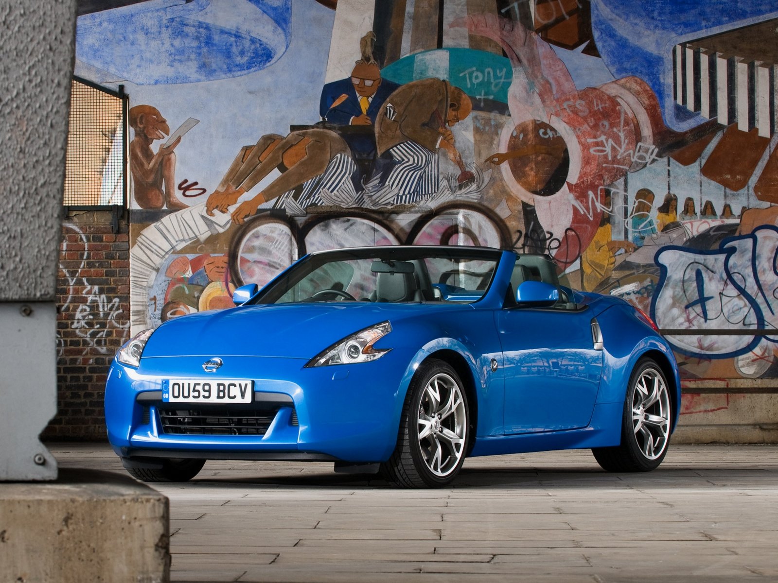 nissan, 370z, Roadster, Uk spec, Cars, 2009 Wallpaper