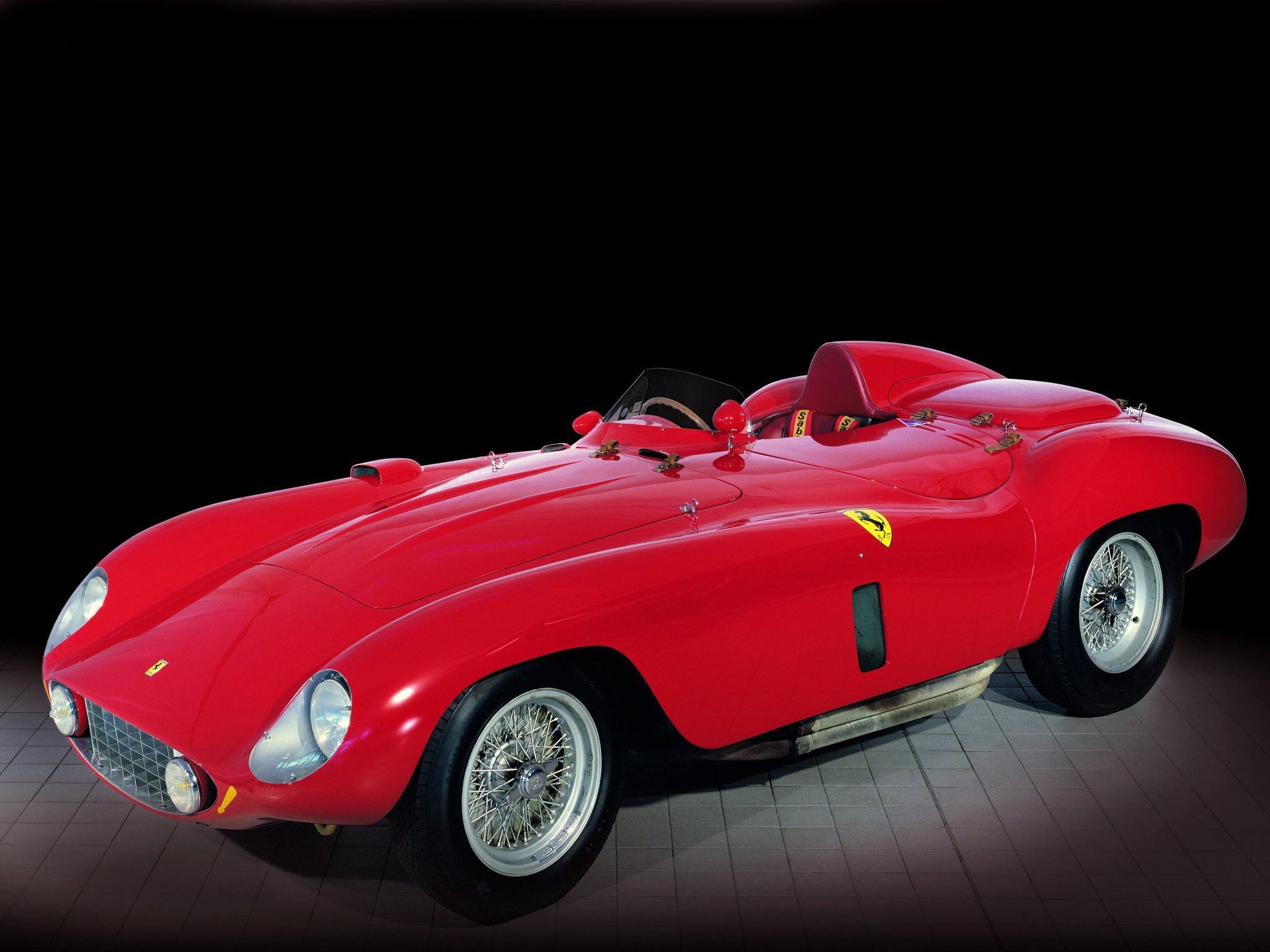 ferrari, 121 lm, Scaglietti, Spyder, Cars, 1955 Wallpaper