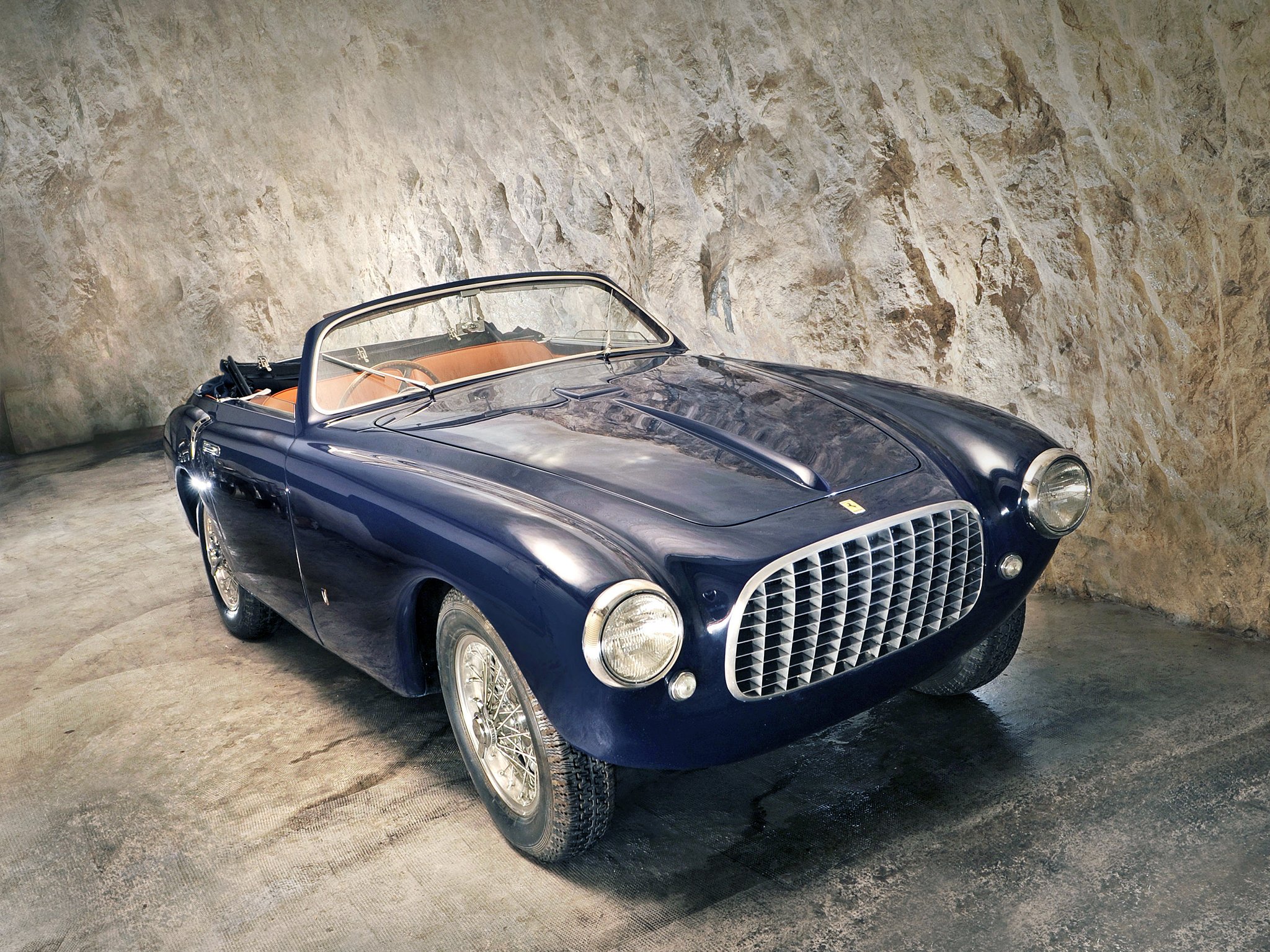 ferrari, 166, Inter, Cabriolet, 1950, Vignale, Cars Wallpaper