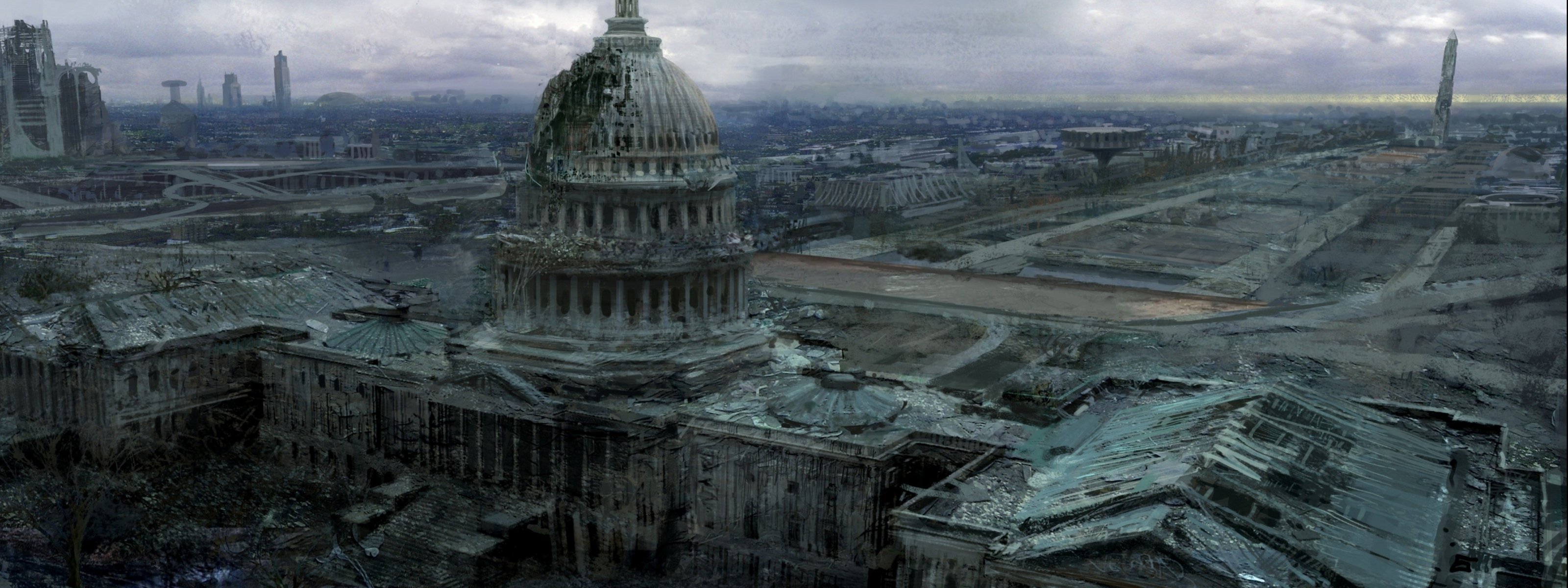 multi, Monitor, Dual, Screen, 3200, 1200 Wallpaper