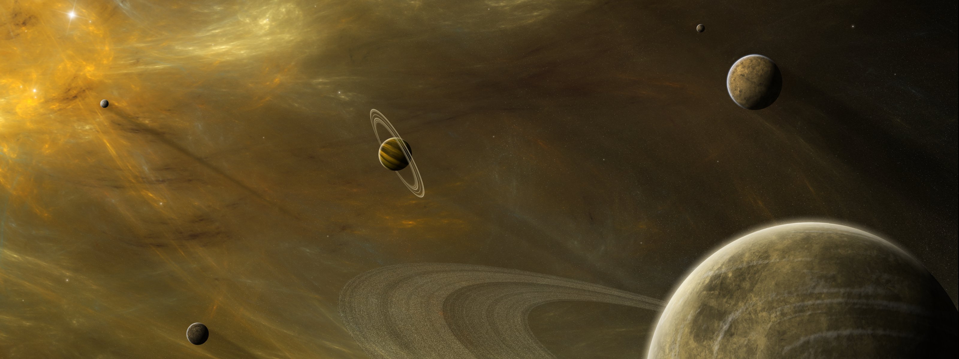 multi, Monitor, Dual, Screen, 3200, 1200 Wallpaper