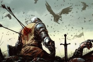 death, Battle, Knights, Fantasy, Art, Ravens, Lost, Imperia, Online