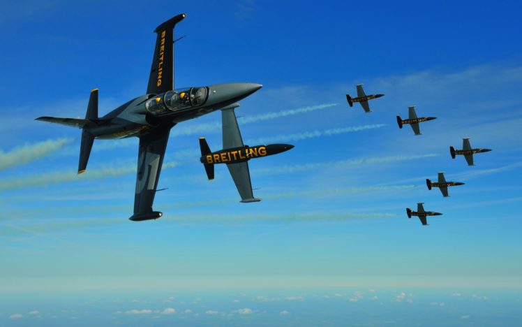 2016 bentley continental gt speed breitling jet team series airborne HD Wallpaper Desktop Background