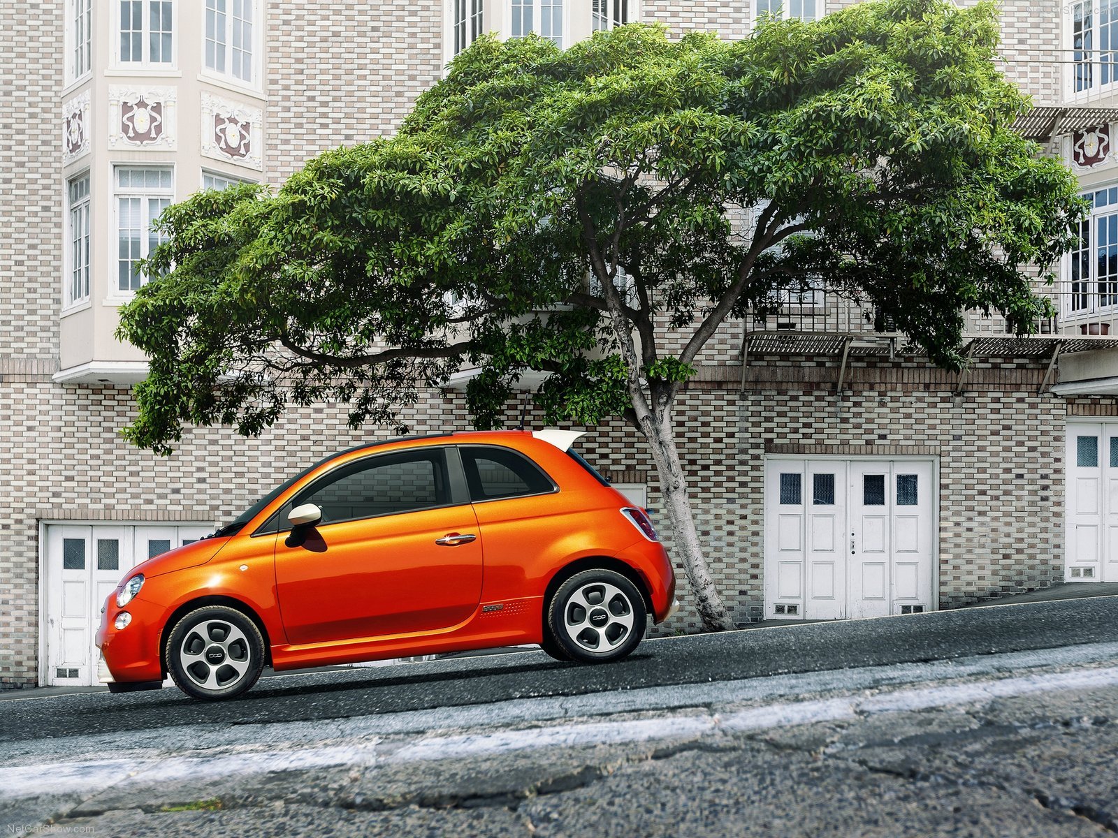 2014, 500e, Fiat Wallpaper