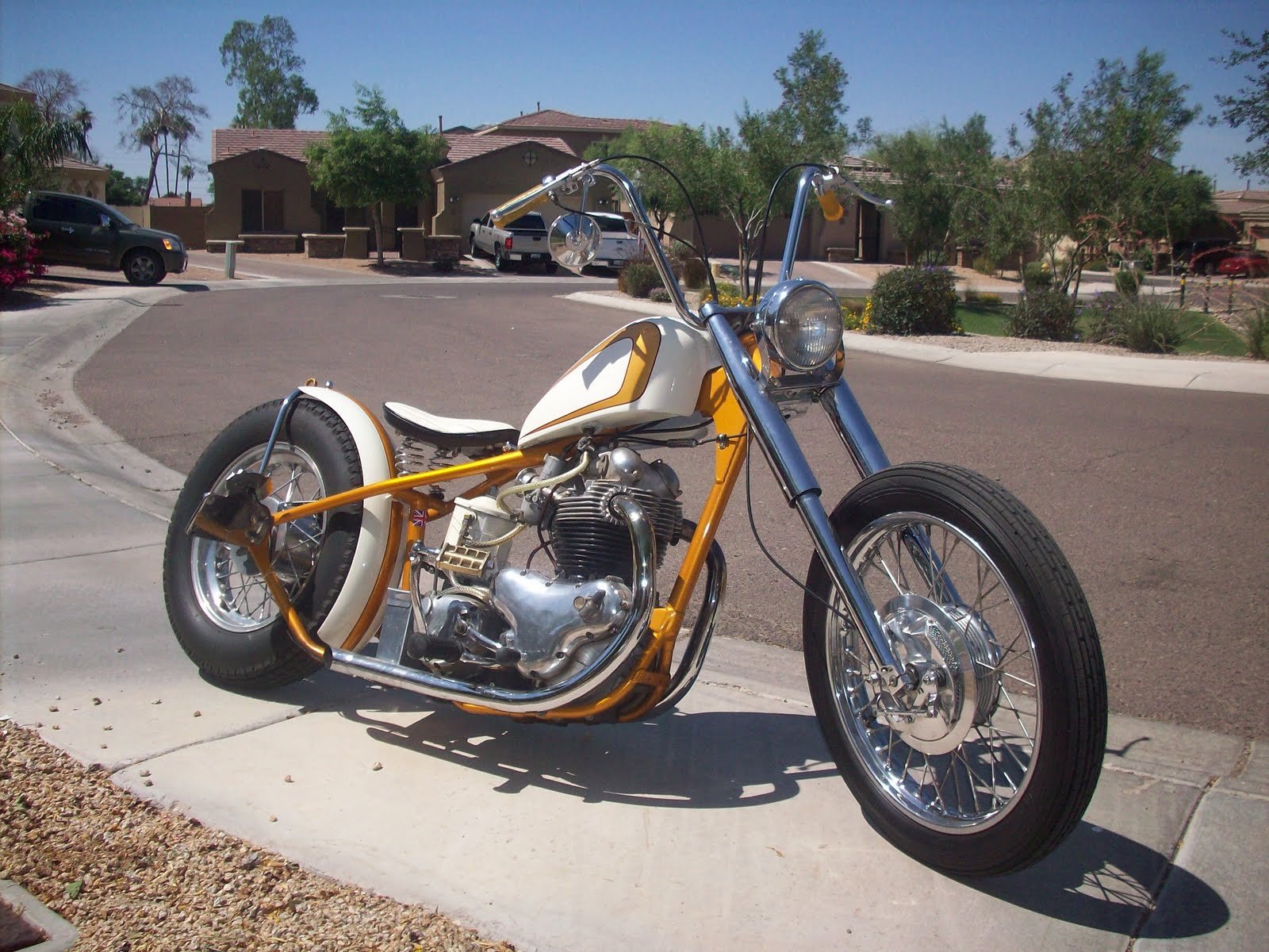 bobber, Motorcycle, Custom, Motorbike, Bike, Chopper, Hot, Rod, Rods, Tuning Wallpaper