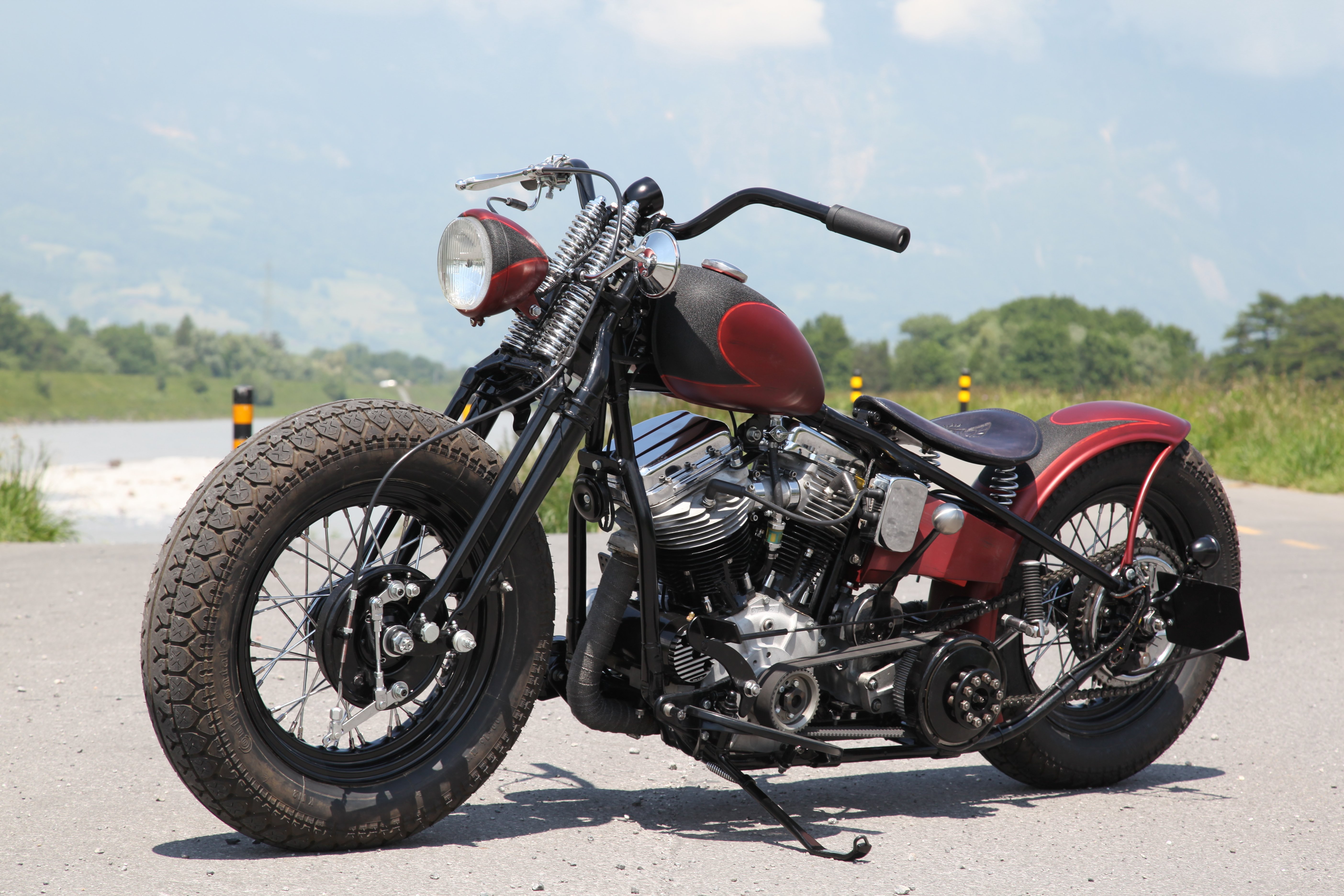 bobber, Motorcycle, Custom, Motorbike, Bike, Chopper, Hot, Rod, Rods, Tuning Wallpaper