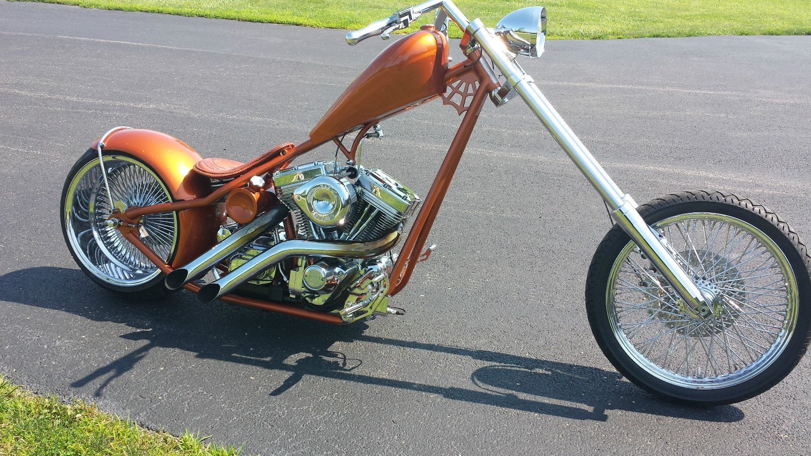 2011, Custom, Chopper, Motorcycle, Motorbike, Bike Wallpaper