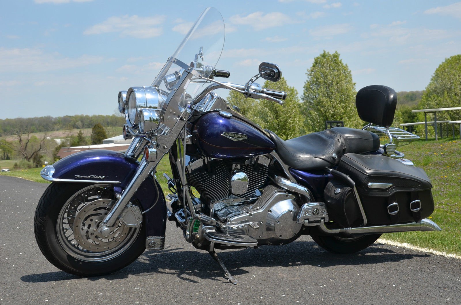 2000, Harley, Davidson, Road, King, Classic, Flhrc, Classic, Motorcycle, Motorbike, Bike Wallpaper