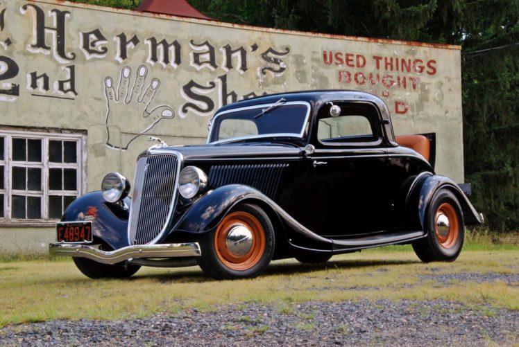 1933, Ford, Coupe, Hot, Rod, Rods, Custom, Retro, Vintage HD Wallpaper Desktop Background