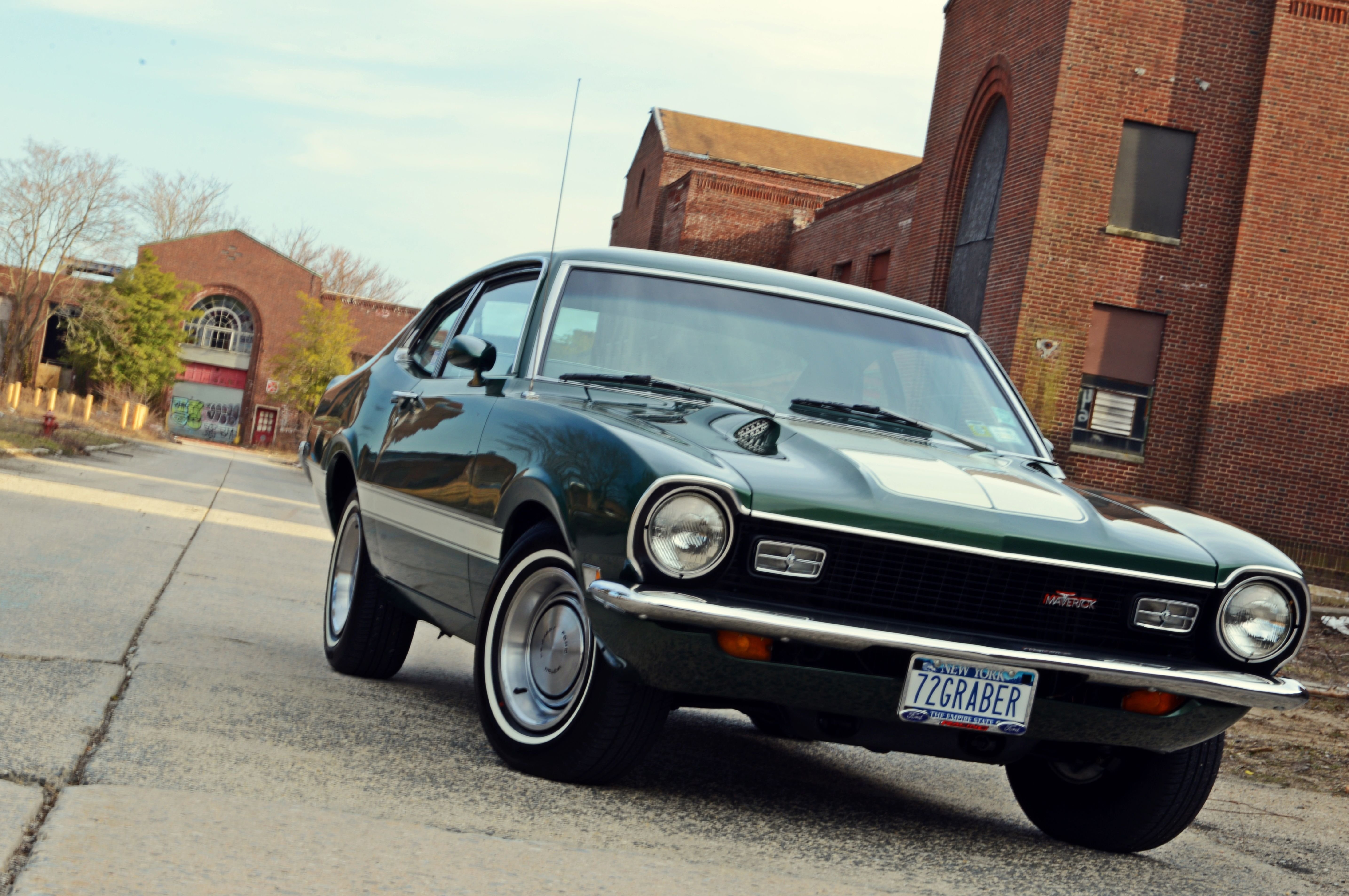 1961, Ford, Starliner, 1972, Maverick, Grabber, Muscle, Classic Wallpaper