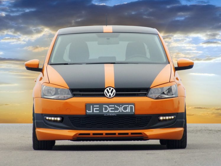 je, Design, Volkswagen, Polo, 5 door, Cars, Modified, 2010 HD Wallpaper Desktop Background