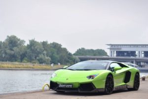 green, Lamborghini, Aventador, Novitec, Torado, Cars, Modified
