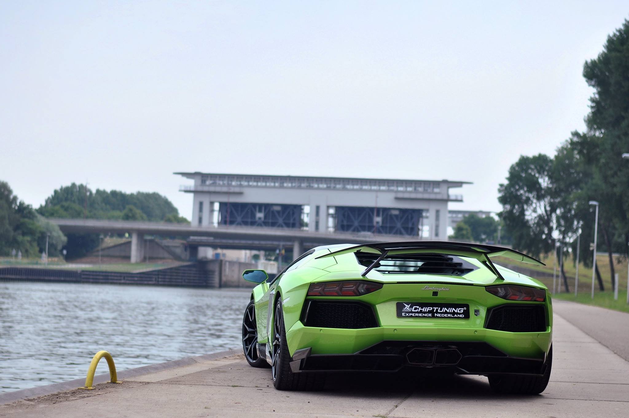 green, Lamborghini, Aventador, Novitec, Torado, Cars, Modified Wallpaper