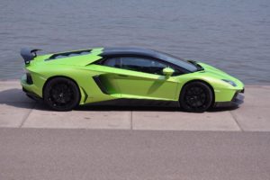 green, Lamborghini, Aventador, Novitec, Torado, Cars, Modified