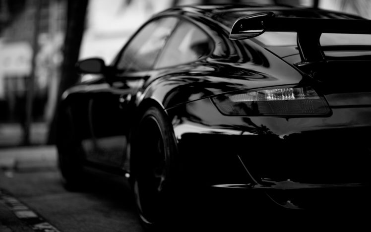 black, Porsche, Cars, Photography, Monochrome, Porche, 911, Greyscale, Black, Cars HD Wallpaper Desktop Background