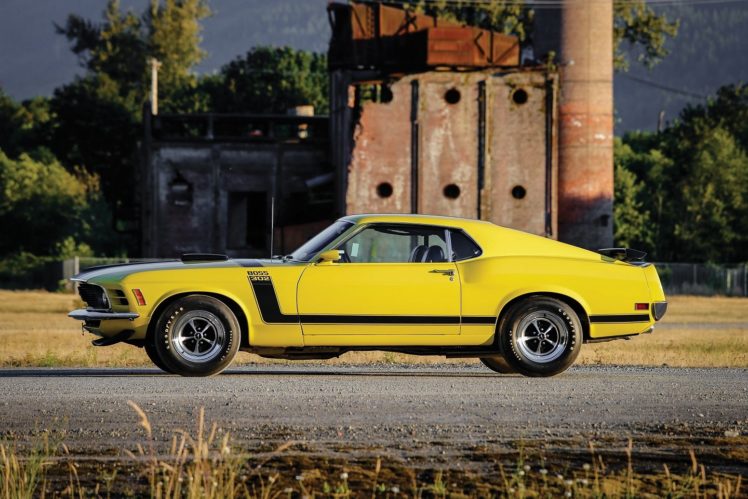 1970, Ford, Mustang, Boss, 3, 02with, Shaker, Hood, Scoop, Option HD Wallpaper Desktop Background