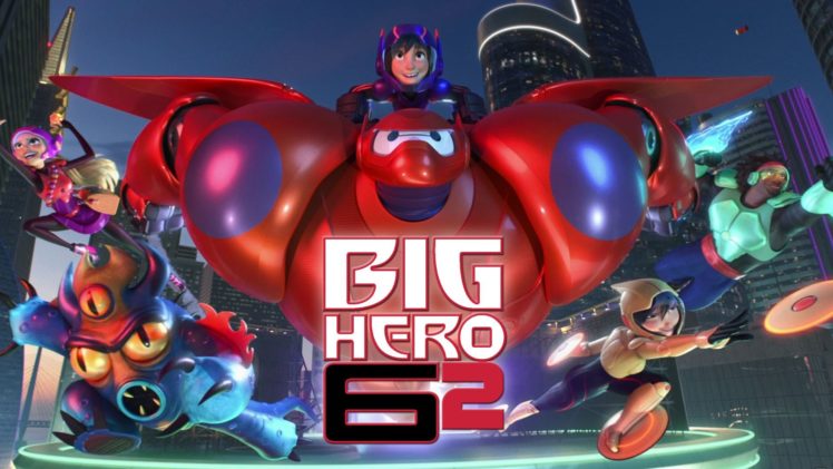 big hero 6, Animation, Action, Adventure, Disney, Robot, Superhero, Big, Hero, Futuristic HD Wallpaper Desktop Background