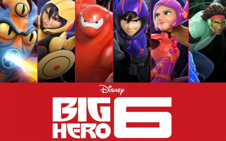 big hero 6, Animation, Action, Adventure, Disney, Robot, Superhero, Big, Hero, Futuristic, Poster HD Wallpaper Desktop Background