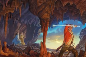 illustrations, To, Books, Warriors, Painting, Art, Cave, Fantasy