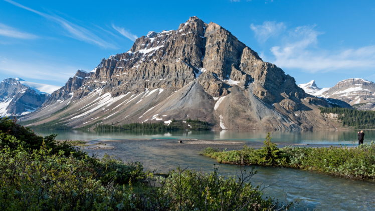 parks, Canada, Mountains, Scenery, Banff, Crag, Nature HD Wallpaper Desktop Background