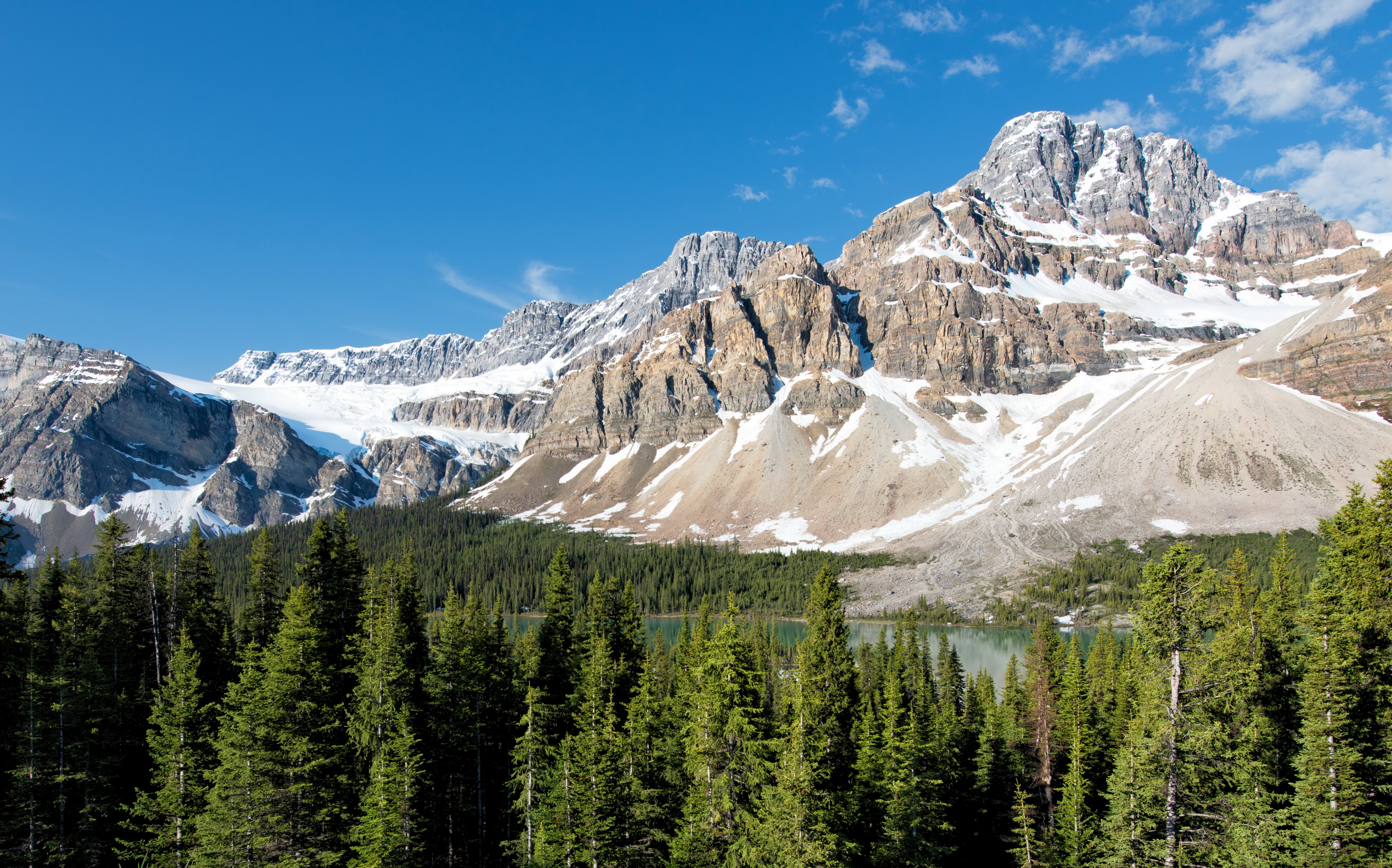 parks, Canada, Mountains, Scenery, Banff, Crag, Nature Wallpaper