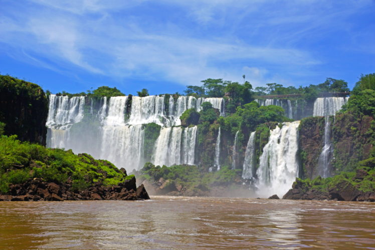 waterfalls, Argentina, Scenery, Iguazu, Nature HD Wallpaper Desktop Background
