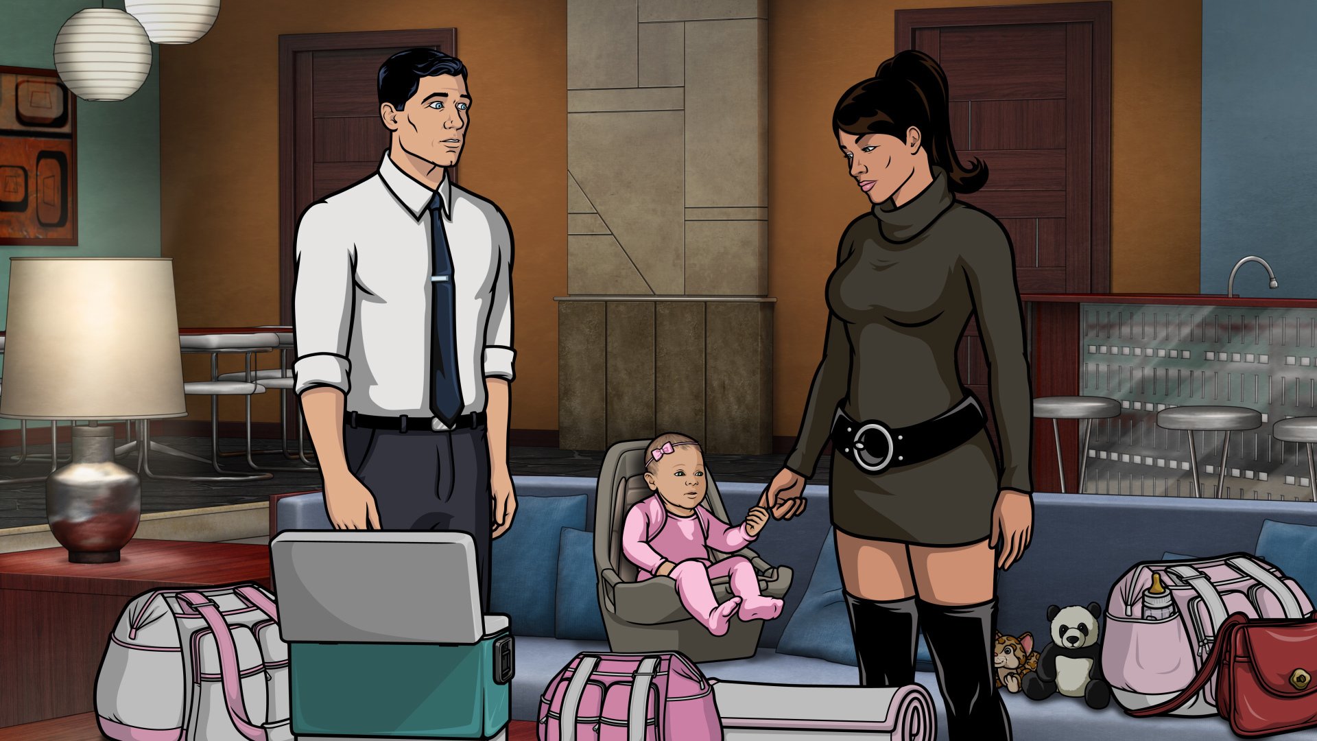 archer, Animation, Series, Cartoon, Action, Adventure, Comedy, Spy, Crime Wallpaper
