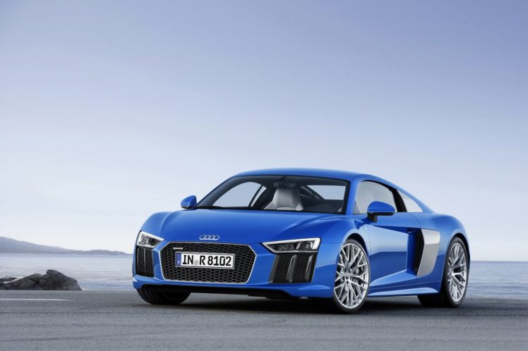 audi r8, V10, Coupe, Cars, 2015 HD Wallpaper Desktop Background