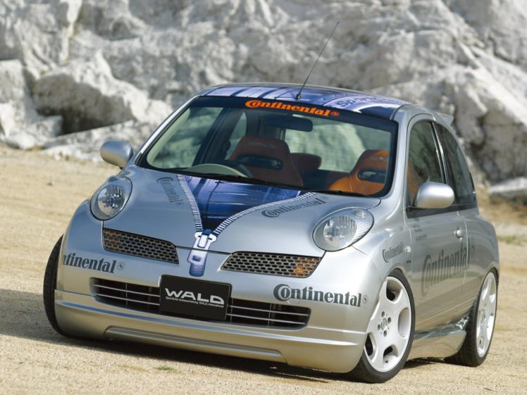 wald, International, Nissan, March, Micra, 3 door, Cars, Modified, 2003 HD Wallpaper Desktop Background