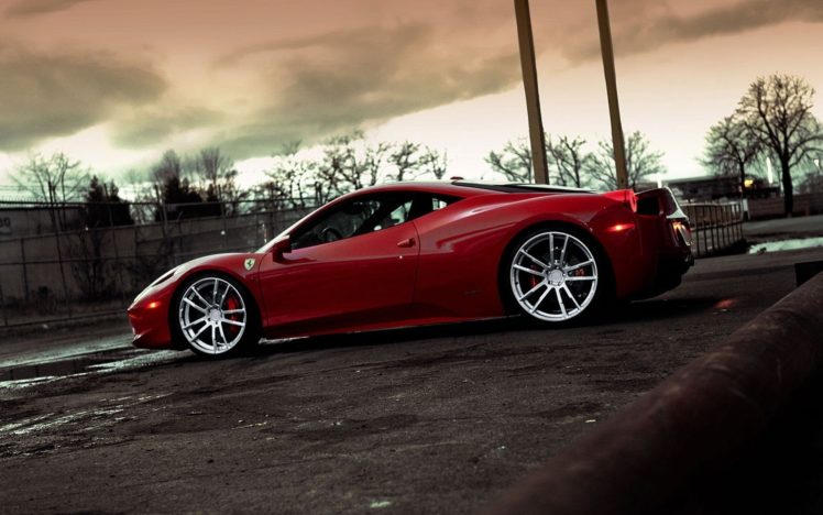 cars, Ferrari, Ferrari, 458, Italia, Red, Cars HD Wallpaper Desktop Background