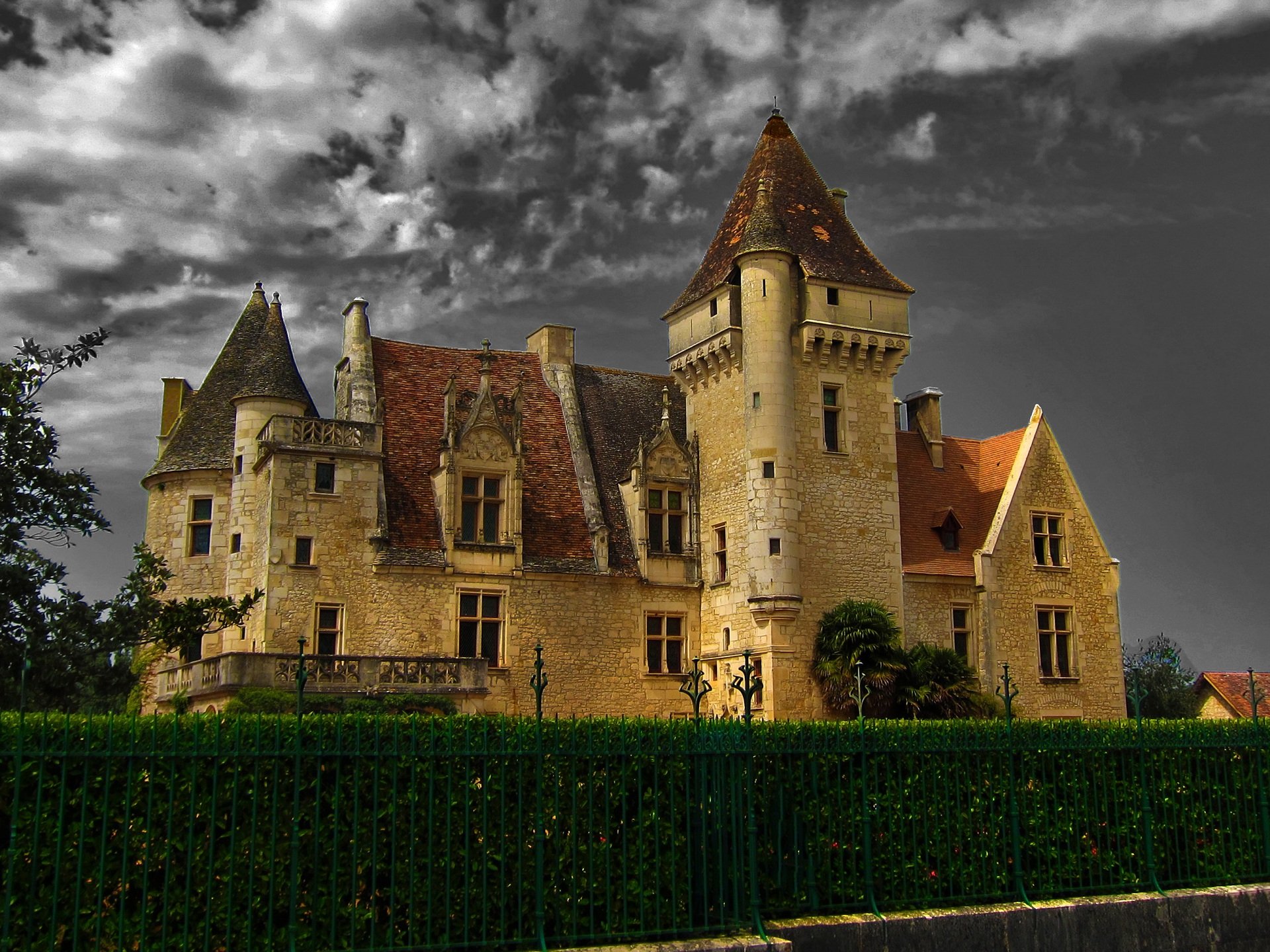 castillo, Certudiena, Francia Wallpaper