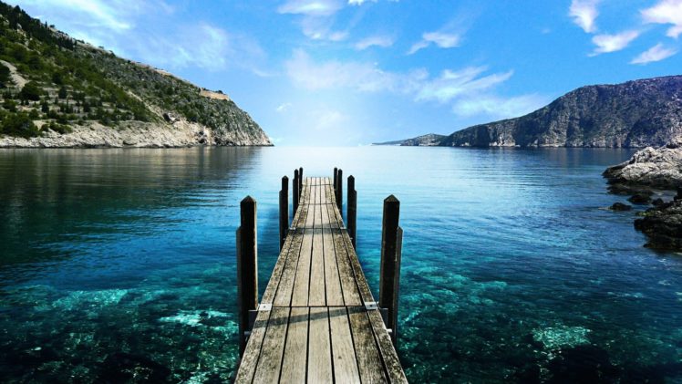 blue, Water, Lake, Landscapes, Nature HD Wallpaper Desktop Background